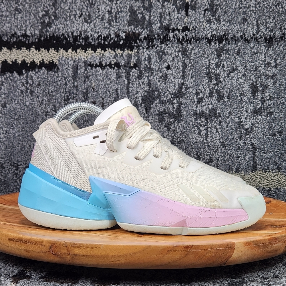 adidas D.O.N. Issue #4 Basketball Shoes White Men's Size 4.5 HQ8993